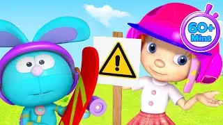 LEARN ROAD SAFETY 🚗🚦🚲 1 Hour of Exciting Kids Cartoons