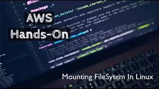 Mount Linux FileSystem Permanently|Fstab