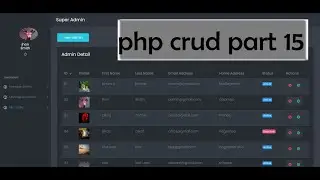 php  Profile Page in Html Css | User Profile Page with HTML CSS PHP | PHP CRUD Manage User Profile