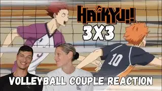 Volleyball Couple Reaction to Haikyu!! S3E3: 
