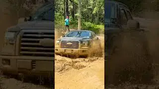 Ford F150 Off Road Mudding Challenge!!  #youtubeshorts #fordf150 #offroad