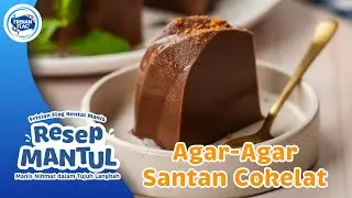 Agar-Agar Santan Cokelat - Resep MANTUL (Takjil Manis Nikmat dalam Tujuh Langkah)