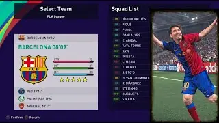 eFootball PES 2021 BARCELONA 2008-2009 Classic Teams - Ps4/Ps5