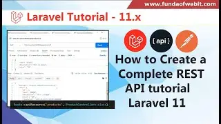 Laravel 11 rest api tutorial | How to make rest API in Laravel 11 | Laravel 11 API CRUD from Scratch