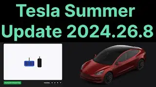 Tesla Automatic Emergency Braking Update, Summer Update 2024.26.8 Software