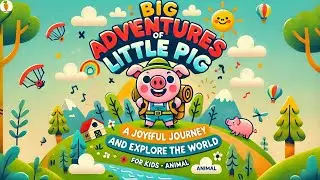 Big Adventures of Little Pig - A Joyful Journey and Explore the World | Cuteni Song For Kids