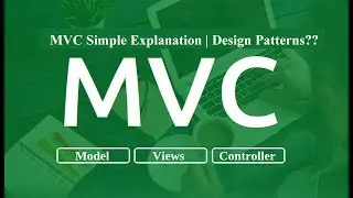 What is Model View Controller 🖥 MVC Simple Explanation | Design Patterns 🔥🔥