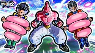 NEW DBZ ANIMATED BUU ABSORBS ALL SKILL! Dragon Ball Xenoverse 2 All Buu Transformations & Absorption