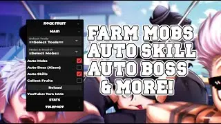 (OP) Rock Fruit Script Hack - Auto Farm Mobs/Boss - Auto Skills & More [Pastebin]