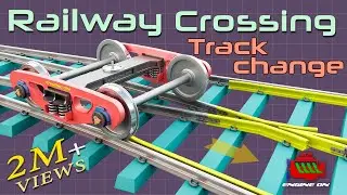 How Does Train Change Track | Railway Crossing