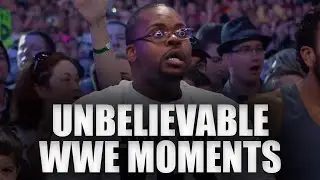 18 Minutes Of WWE Moments Fans Never Thought Would Happen