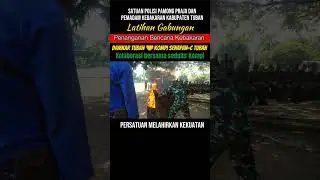 Kolaborasi Damkar Tuban bersama Kompi Senapan-c Tuban dalam Menangani API 🔥