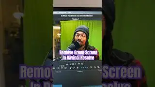 Easy way to Key Out green screen in Davinci Resolve 18