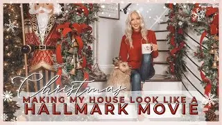 CHRISTMAS DECORATE WITH ME | CHRISTMAS DECOR IDEAS | CHRISTMAS DECORATIONS 2022 | HALLMARK CHRISTMAS