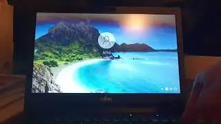 fujitsu laptop windows screen flickering