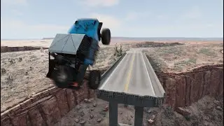 What Cars can make it overt the bridge? (BeamNG.drive)