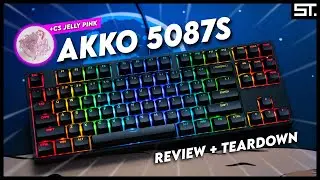 Akko 5087S TKL Keyboard Review + Teardown | Samuel Tan