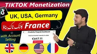 How to Create UK, USA, France, Germany Tiktok Account in Pakistan