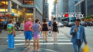 [Full] SUMMER TRAVEL IN NEW YORK CITY 2 - Walking Tour Manhattan NYC, USA, 4K