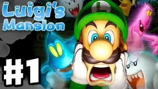 Luigis Mansion - 3DS Gameplay Walkthrough Part 1 - Area 1 - Chauncey (Nintendo 3DS)