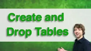 Db2 SQL Tutorial 4 - Create and Drop Tables