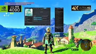 Zelda TOTK Most beautiful places 4K 60FPS | RTX 4090 24GB + Graphic Settings