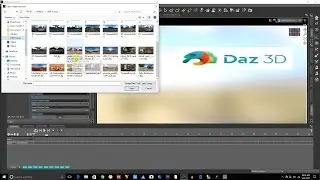 How to import a Environment Map in Daz studios