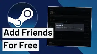 How to Add Friends For Free on Steam 2024 || PC & Laptop