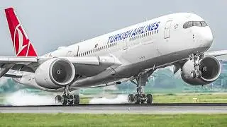 ✈️ 100 CLOSE UP TAKEOFFS and LANDINGS in 60 MINS at JAKARTA Soekarno-Hatta Airport Indonesia CGK 🇮🇩