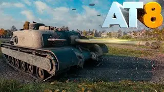 АТ 8 В ТОПЕ - ПРОТИВНИК В (_!_) • WoT Как Играть