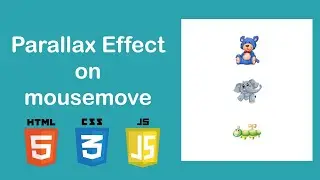 Parallax effect on mousemove | HTML, CSS and Javascript