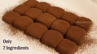 Condensed Milk Chocolate Truffles | Only 2 Ingredients | Chocolate Truffles Recipe