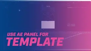 Use After Effects Essential Graphics Panel to build a template