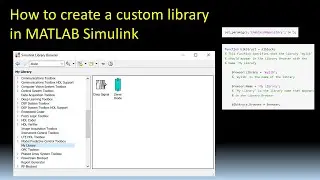 How to add your own library in MATLAB Simulink Library Browser ( Create Custom Library )