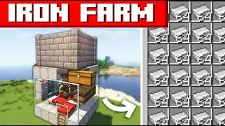 Easy Iron Farm in Minecraft 1.21+ [Tutorial]