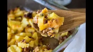 Cheesy Bacon Potato Casserole