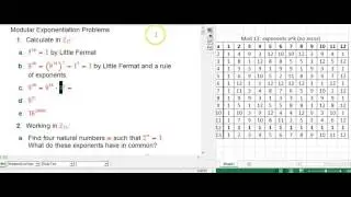 Modular Exponentiation Examples (Part 1)