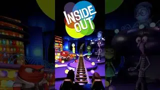 INSIDE OUT! Movie Ride Roller Coaster - Sneak Peak #1  #shorts