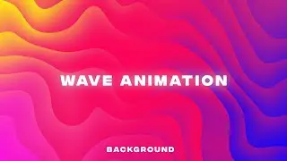 “After Effects Tutorial” Wave Background Animation (Анимация Волнистого Заднего Фона)