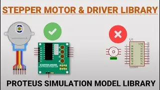 Arduino Stepper Motor with Driver | Proteus Library