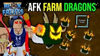 How To AFK Farm DRAGON FRUITS! 🔥🐲 | Blox Fruits [ UPDATED! ]