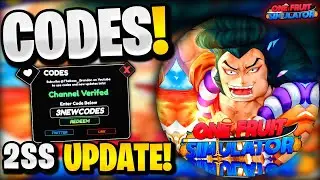 🔥*NEW* ALL WORKING 2SS UPDATE CODES FOR ONE FRUIT! ROBLOX ONE FRUIT SIMULATOR CODES