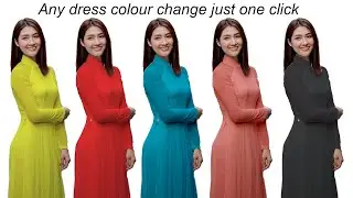 How to Change Dress Color in Photoshop Very Easy / Change Any Dress Color Just 2 Minutes