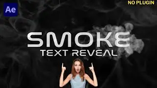 Smoke Text Reveal in After Effects Tutorial