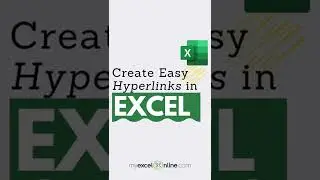 Create Hyperlinks in Excel 🤩 #shorts