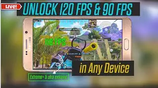 😍 Unlock 120 Fps & 90 Fps In Any Device Secert Setting For 3.2 UPDATE BGMI/PUBG