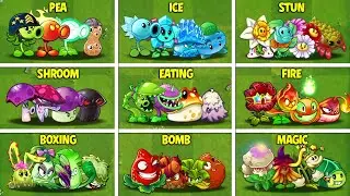 PvZ2 - Best 12 Teams Plants vs Zombies - Who Will WIn ? Team vs Team Plants