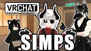 Anime Girl Voice Trolling Makes SIMP CAFÉ In VRChat...