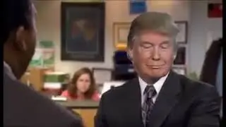 The office Donald trump parody