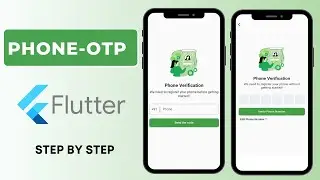 Beautiful Phone number OTP UI | Login UI in flutter | In Hindi